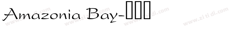 Amazonia Bay字体转换